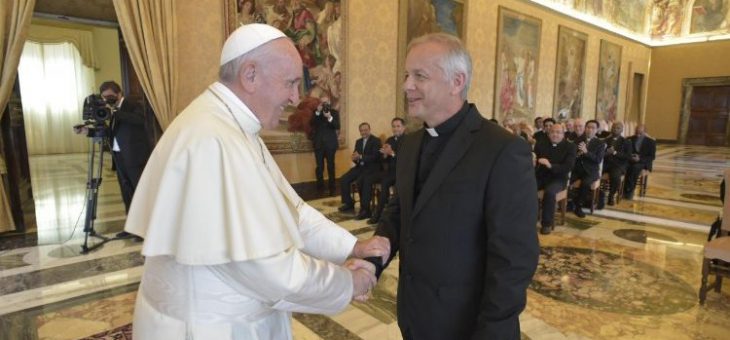 Papa recebe participantes do Capítulo Geral dos Josefinos