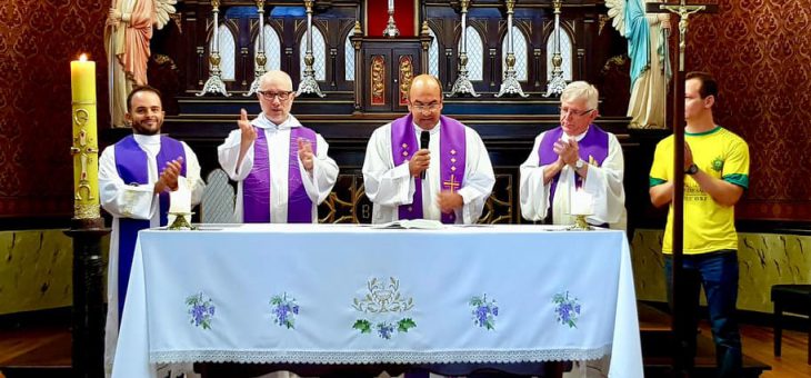 Posse do novo conselho da província Nossa Senhora do Rocio