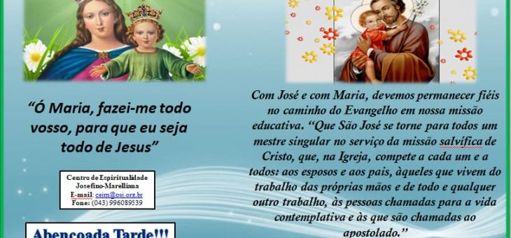 José, nosso Mestre