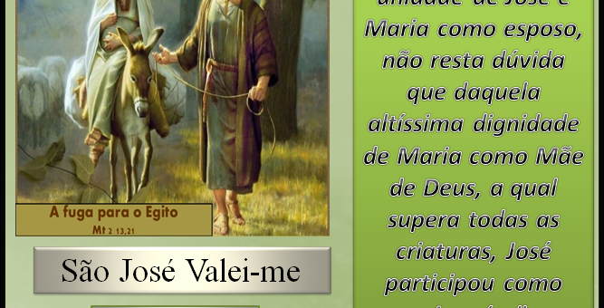 Autíssima unidade de José e Maria