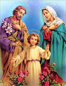 Maria e José na vida de Jesus.