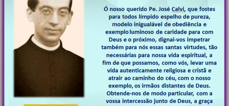 Oração Pe. José Calvi