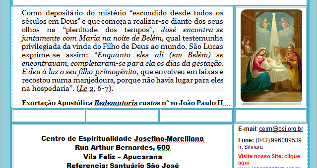 José encontra com Maria na noite de Belém
