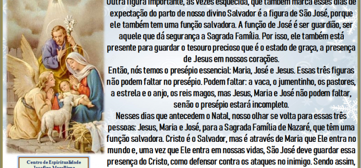 A importancia de São José no mistério da salvação