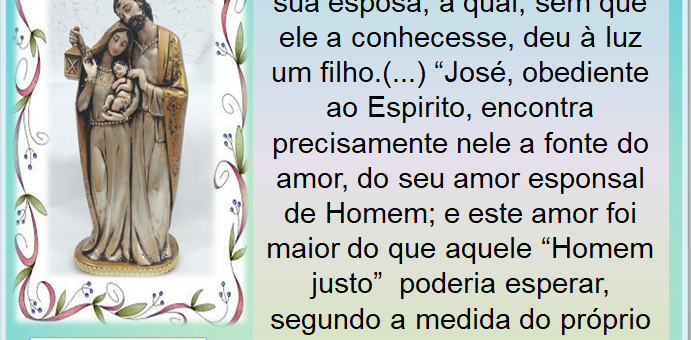 Recebeu consigo sua Esposa