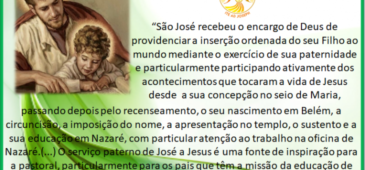Recebeu o encargo de Deus…