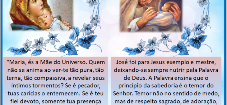 José foi para Jesus exemplo e Mestre