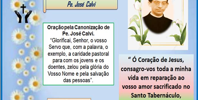 Rezemos com o Servo de Deus Pe. José Calvi