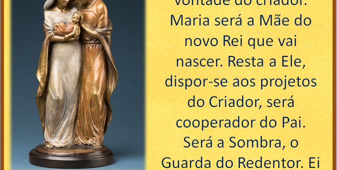 José compeende a vontade do Criador