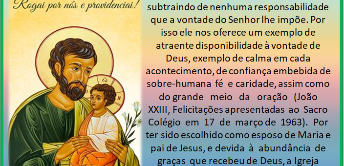 São José fala pouco, mas vive intensamente aquilo que faz!