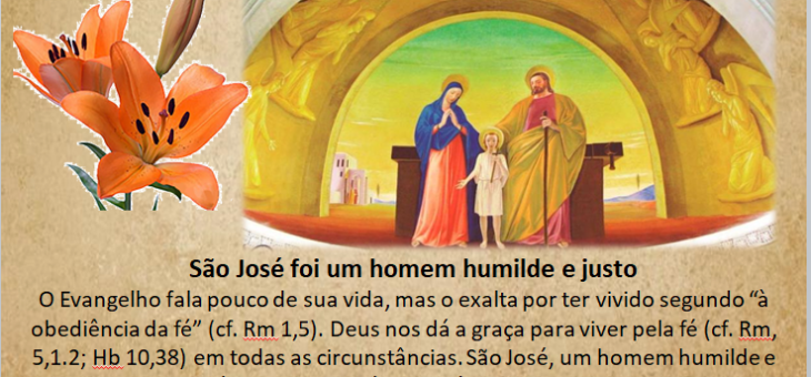 José Homem humilde e justo