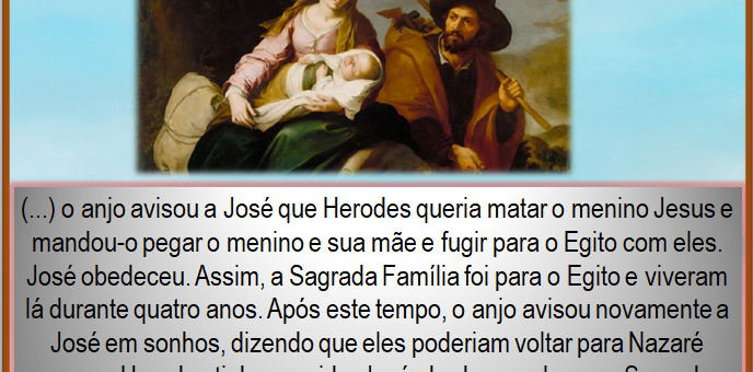 José Obedeceu o Anjo do Senhor