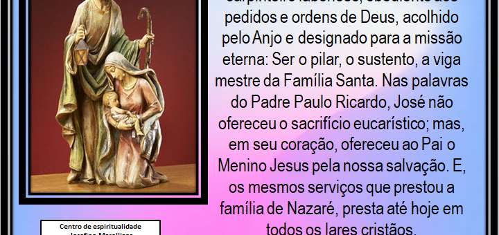 HOMEM JUSTO, PAI E ESPOSO FIEL