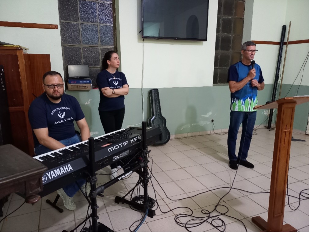 Recepção no primeiro dia de Acampamento. Foto: Pascom Santuário Guadalupe.