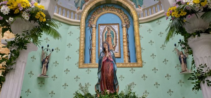A comunidade do Santuário Nossa Senhora de Guadalupe, Ourinhos-SP, coroa a Rainha do município